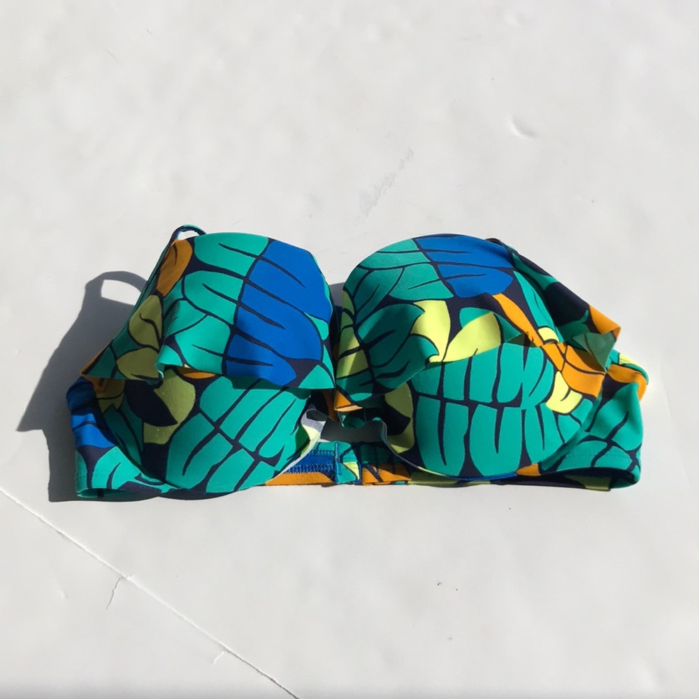 Aerie Floral Bikini Top 34D